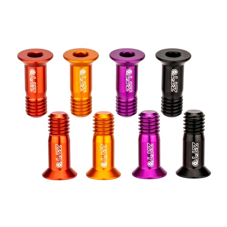 2pcs ZTTO Bicycle Rear Derailleur Sprocket Screws M5 Modified Road Mountain Derailleur Guide Wheel(Purple) by ZTTO