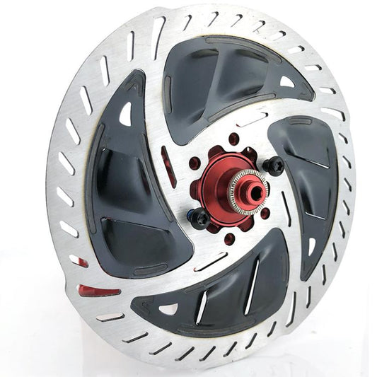 RACEWORK RK152 Mountain Bike Six-nail Heat Dissipation Wear-resistant Disc(Silver 140mm) by RACEWORK