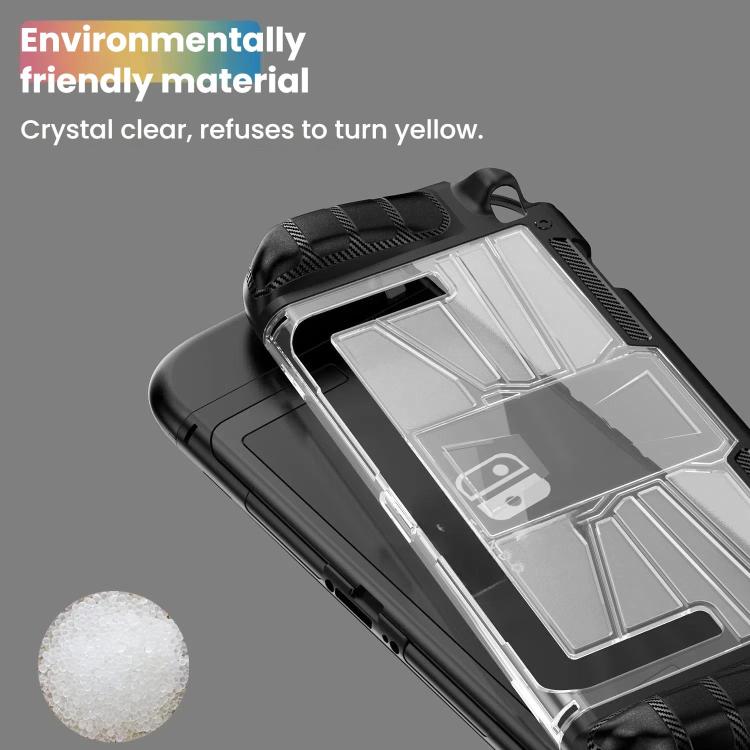 For Nintendo Switch 2 Game Console TPU + PC One-piece Case Shockproof Shell(White) by bashfashion