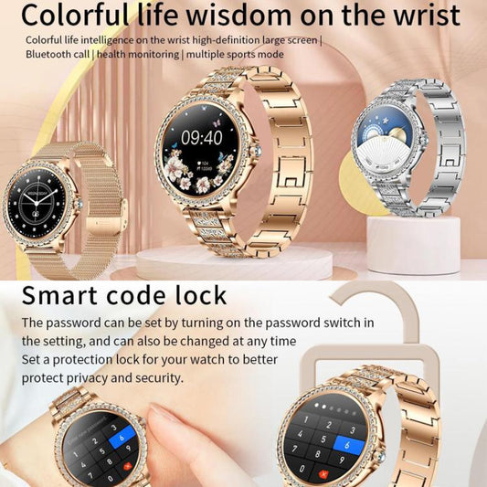 Bluetooth Calling AI Voice Assistant Life Waterproof Sports Smartwatch, Color: Black Silicone Strap by bashfashion
