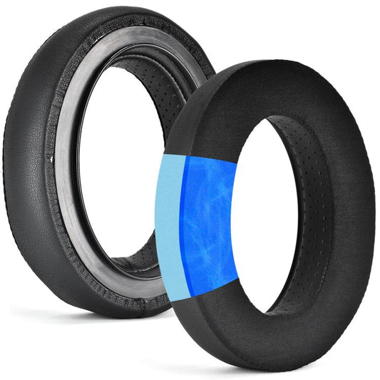 1pair Ice Feeling Earpads For Sennheiser HD650, HD660 S, HD600, HD580, HD565, HD545, HD535 Replacement Earmuffs(Black) by bashfashion