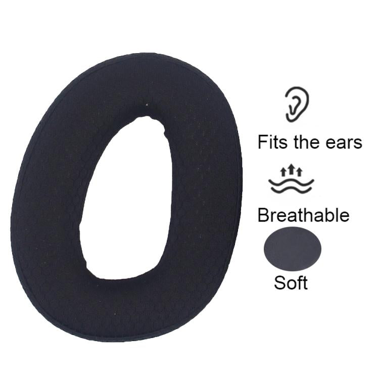 For EPOS H3 / H3 Pro 1pair Headphones Ear Covers Earmuffs, Color: Black Football Net by bashfashion