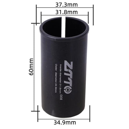 31.8-34.9mm 008 2pcs ZTTO Bicycle Seat Post Conversion Sleeve Reducer Cover(Black) by ZTTO