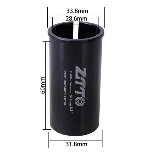 28.6-31.8mm 014 2pcs ZTTO Bicycle Seat Post Conversion Sleeve Reducer Cover(Black) by ZTTO