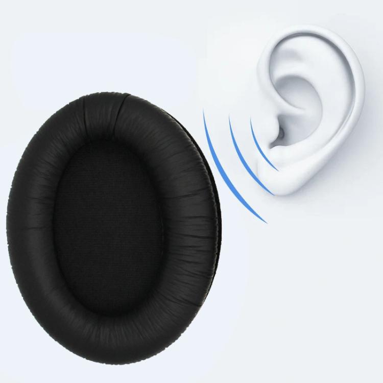 1pair Headphones Sponge Cover Earmuffs For Sennheiser HD418 / 429 / 439 / 449, Color: Flannel by bashfashion