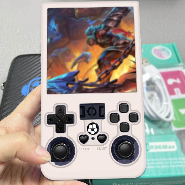 For R36 MAX Handheld Game Consoles Dustproof Silicone Protective Cover(Blue) by bashfashion