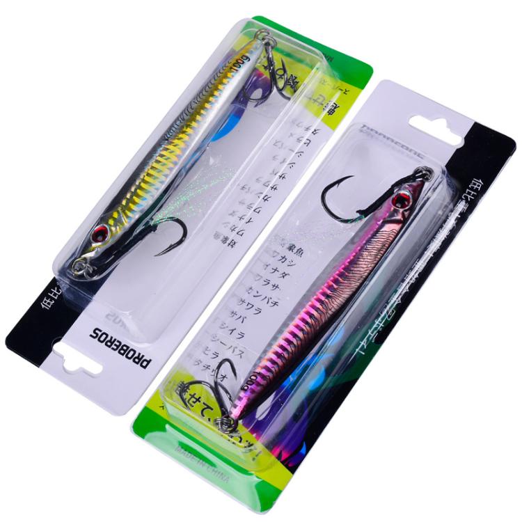 14G PROBEROS LF153 3D Fast Twitch Sea Fishing Road Runner Lure Long Casting Quick Sinking False Bait(E) by PROBEROS
