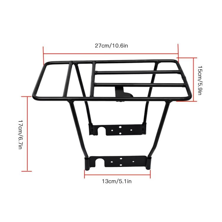 For Xiaomi M365 1S Pro Scooter Rear Rack Heavy-Duty Cargo Rack(Red) by bashfashion