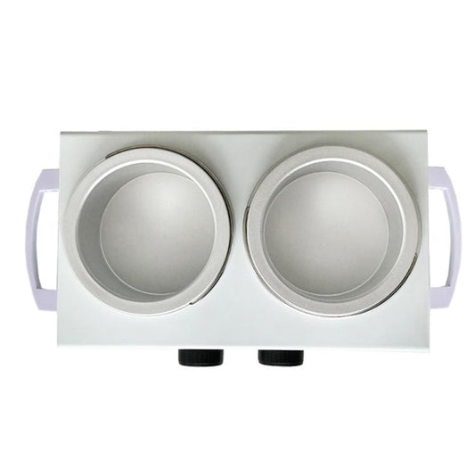 Double Pots Chocolate Melt Machine Temperature Control Hand Wax Machine Hand Heat Stirring Tool(UK Plug) by bashfashion