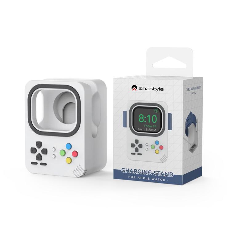 For Apple Watch AhaStyle DD05 Silicone Mini Charging Stand, Without Charger(Gray) by AhaStyle