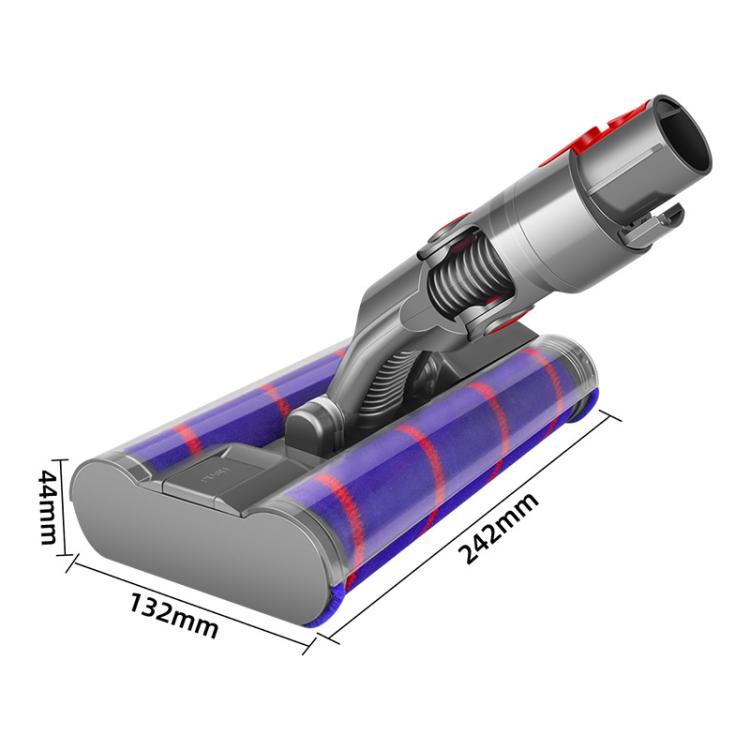 For Dyson V7/V8/V10/V11/V15 Dual Roller Soft Velvet Floor Brush With LED Dust Detection by bashfashion