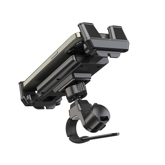 Bicycle Fitness Equipment Mobile Phone Tablet Universal Anti-Slip Bracket(Black) by bashfashion