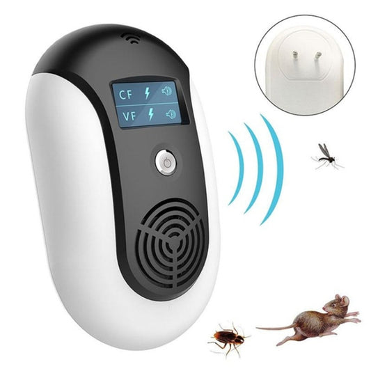 Electronic Pest Control Ultrasonic Pest Repeller(Black) by bashfashion