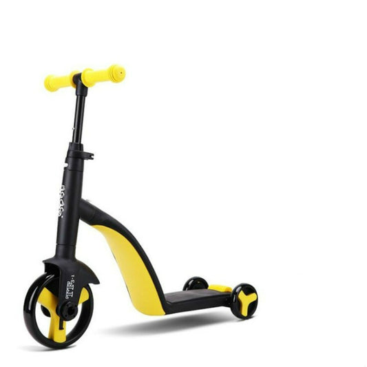 nadle FoldableThree-wheeled Three-mode Balance Bicycle Child Scooter(Yellow) by nadle