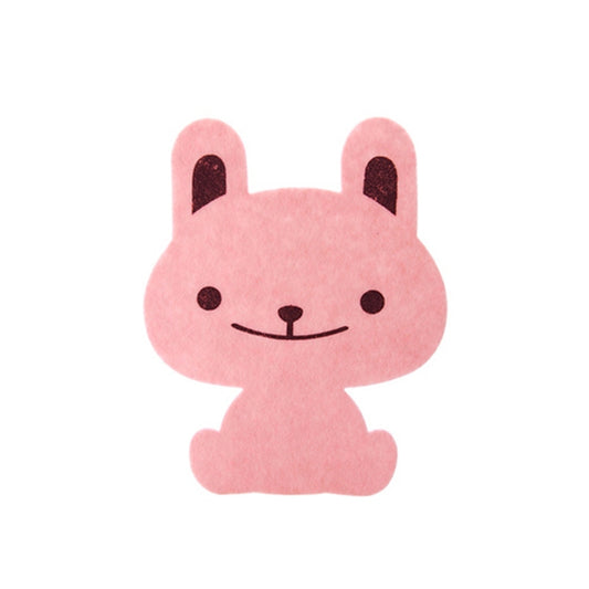 Cartoon Animal Bathroom Thickened Felt Toilet Deodorant Stickers(Rabbit) by bashfashion
