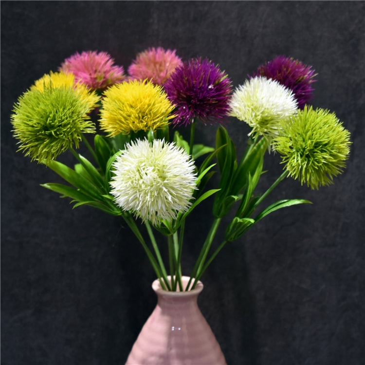 10 PCS Artificial Flowers Dandelion Plastic Flower Wedding Home Valentine Decoration(Green) by bashfashion