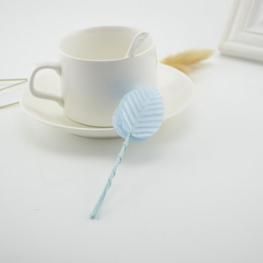 200 PCS / Pack DIY Wreath Simulation Leaves Home Decoration Supplies(Blue) by bashfashion