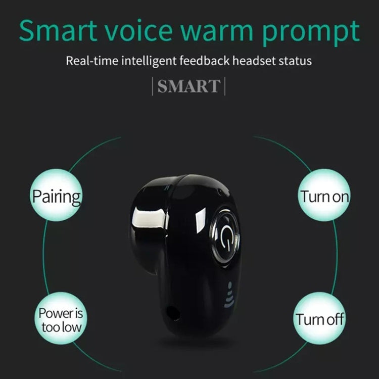 S650 Mini Bluetooth Earphone Earbuds Sport with Mic for All Phone(White) by bashfashion