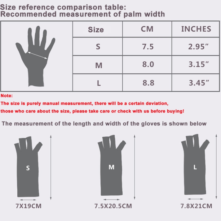 Black Fiber A Pair Sports Breathable Health Care Half Finger Gloves Rehabilitation Training Arthritis Pressure Gloves, Size:M by bashfashion