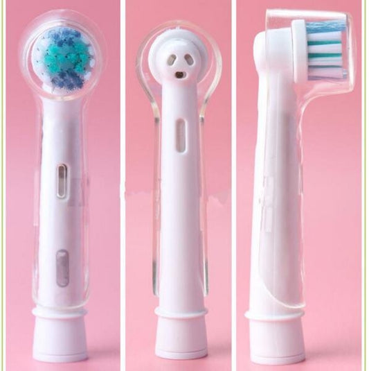 12 PCS Electric Toothbrush Heads Protective Transparent Cover by bashfashion