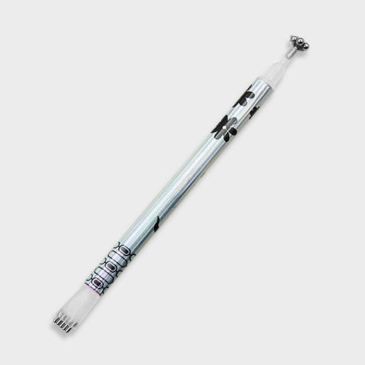 3 PCS Cat Eye Gel Magnet Pen Double Head Magnetic Pen Plum Branding Flower Magnetic Pen Nail Cat Eye Magnet New Tool(silver) by bashfashion