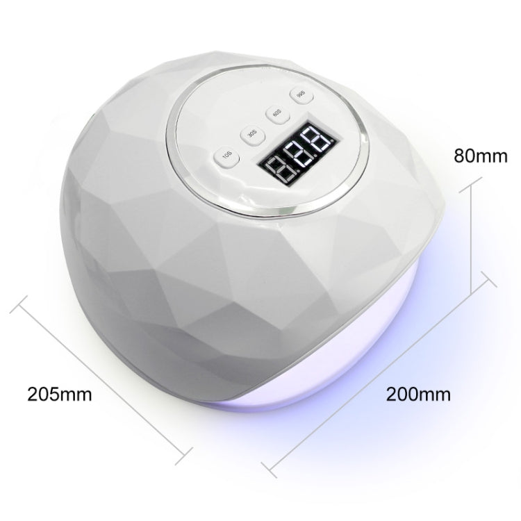 F6 UV LED Lamp Nail Dryer Dual hands Nail Lamp Curing UV Gel Nail Polish With Sensor & Timer & LCD Display(White EU) by bashfashion