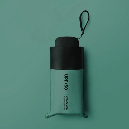 Mini Portable Umbrella Rain Women Windproof Durable 5 Folding Sun Umbrellas(Green) by bashfashion