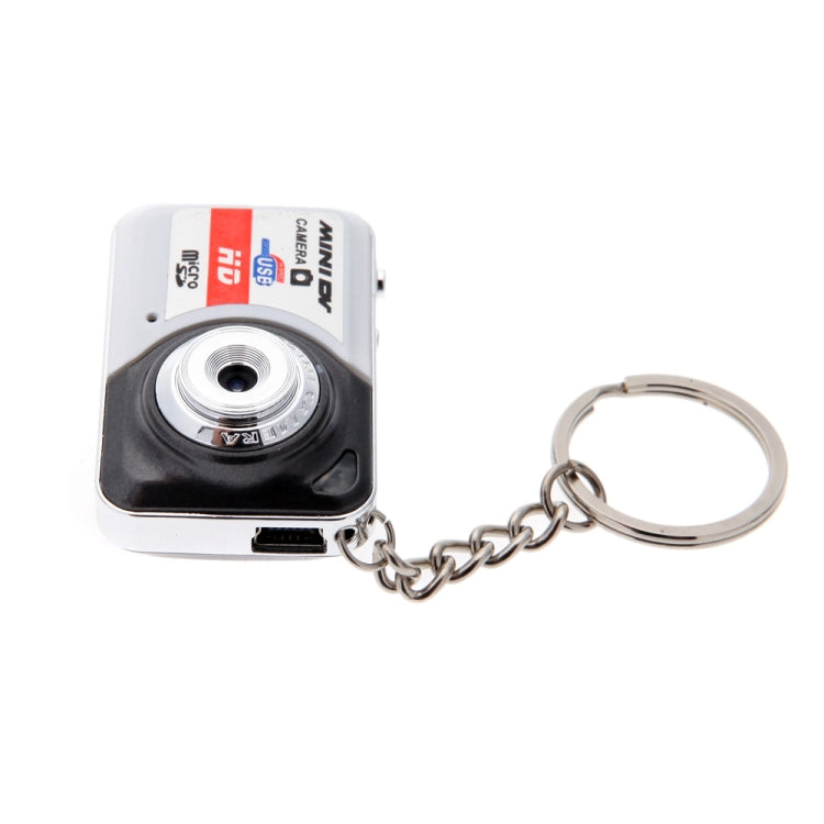 X6 Portable Ultra Mini HD Kids Digital Camera DV Camcorder with Key Ring, Support TF Card(Glamour Gray) by bashfashion