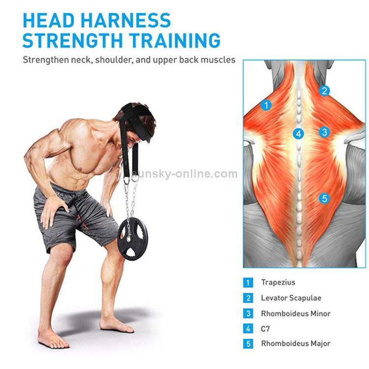 Head and Neck Trainer Shoulder Weight-bearing Strength Trainer by bashfashion