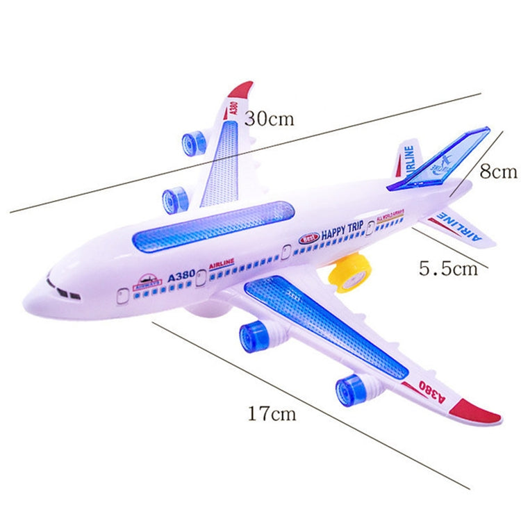 Model Airplane Toys Electric Flash Music Plane Kids Toy DIY Aircraft Gift by bashfashion