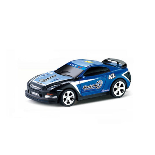 Coke Can Mini RC Car Radio Remote Control Micro Racing Car(Blue) by bashfashion