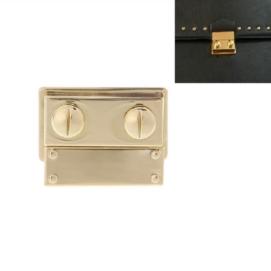 Luggage Hardware Accessories Female Bag Lock Buckle(Light Gold) by bashfashion
