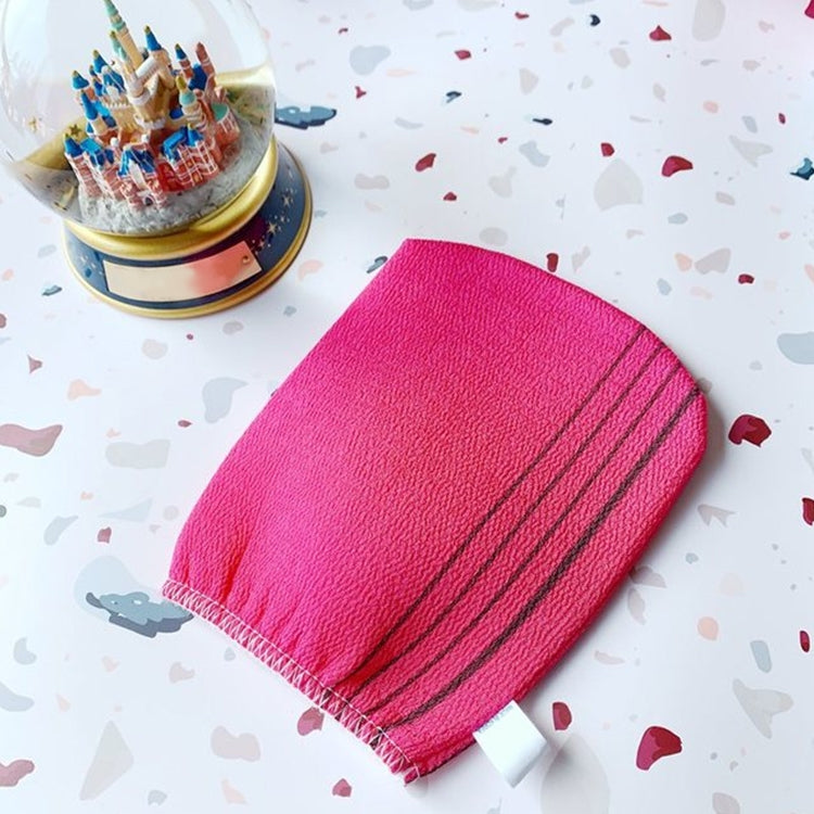 Sponge Bath Wipe One-sided Hand Bath Towel(Red) by bashfashion