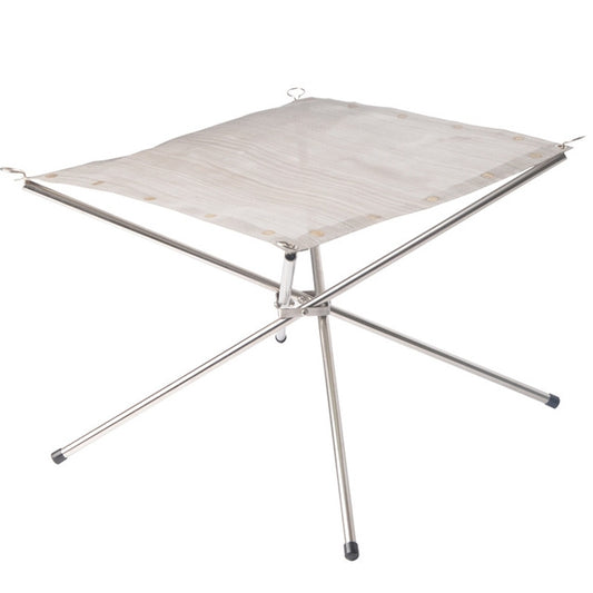 Outdoor Fire Burning Portable Solid Fuel Frame Folding Furnace Fire Rack Camping Tools by bashfashion