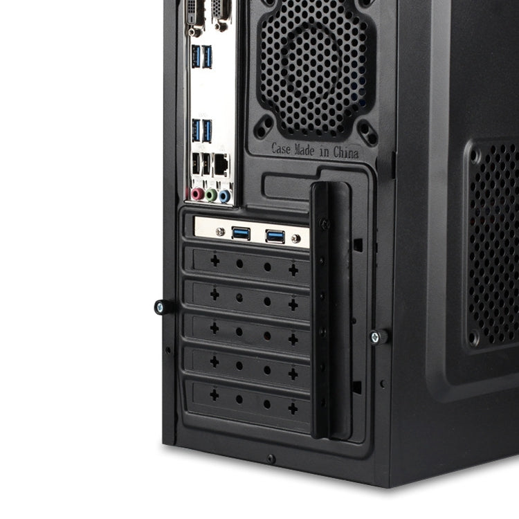 50CM USB3.0 Rear PCI Baffle Line Full Height Chassis DIY With Ear 20pin Transfer Cable(Blue) by bashfashion