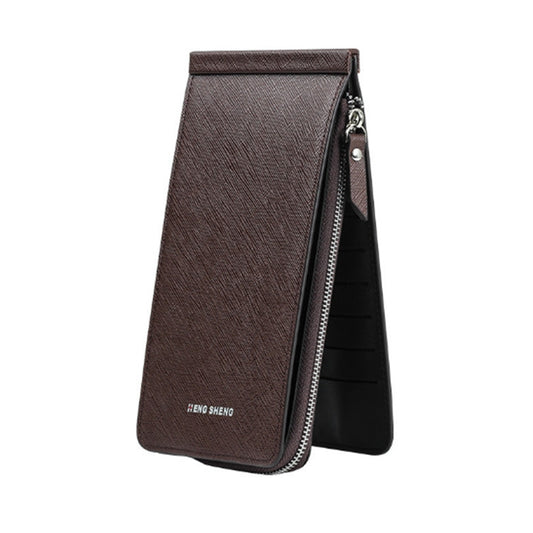 Ultra-thin Wallet Multi-card Position Multi-function Card Package Wallet(Coffee) by bashfashion