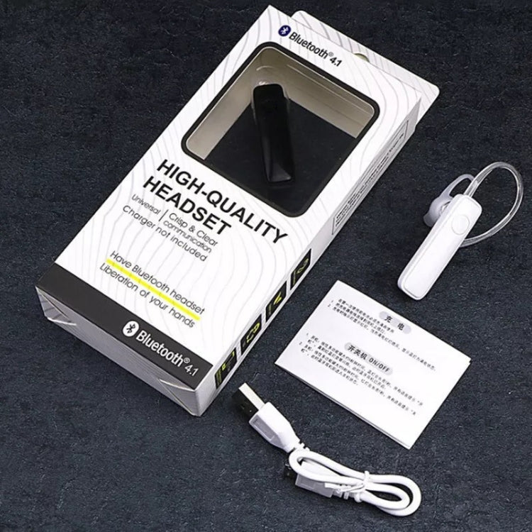 M165 Car Ear Hanging Type Wireless Bluetooth Earphone, Support for HD Calling & Multi-point Connection(Black) by bashfashion