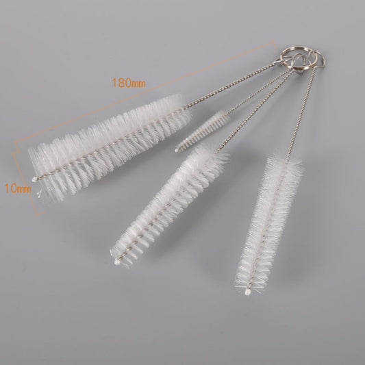 2 Sets Stainless Steel Wash Pipe Straw Brush Cleaner by bashfashion