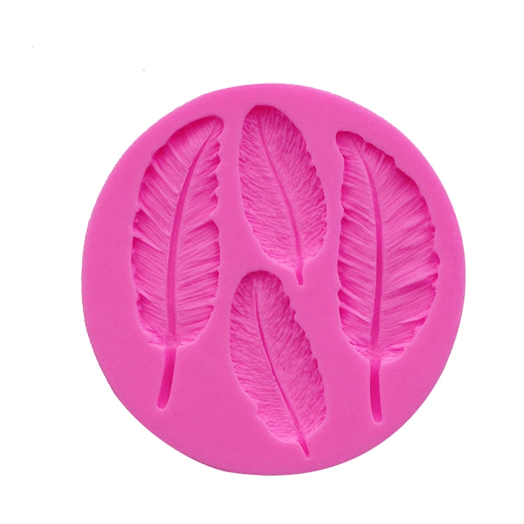 Feather Silicone Mold Fondant Cake Chocolate Decoration Mold by bashfashion
