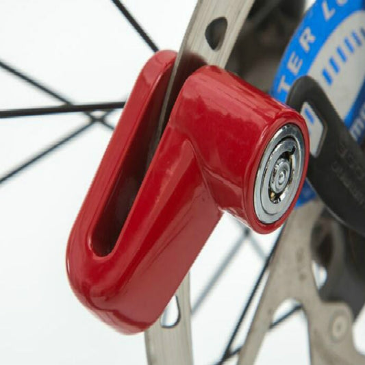 Heavy Duty Motorcycle Moped Scooter Disk Brake Rotor Anti-theft Security Lock(Red) by bashfashion