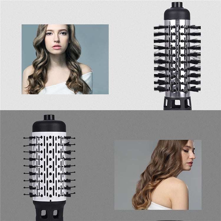 360 Degrees Rotation Electric Hair Dryer Brush Professional Hair Blow Dryer Comb Electric Hair Curler, Random Color Delivery, EU Plug by bashfashion