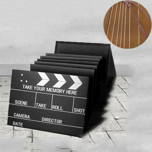 Movie Board Paste Accordion Folding Creative DIY Manual Album Book(Cow Card) by bashfashion