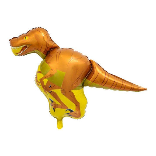 2 PCS Dinosaur Modeling Aluminum Foil Balloon Children Birthday Decoration Party Supplies Toy, Size:Large, Style:Raptor by bashfashion