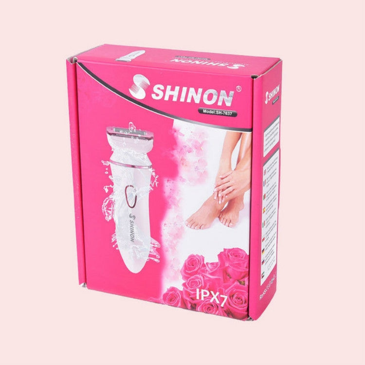 SHINON Lady Waterproof Electric Epilator, Specification:EU Plug by bashfashion