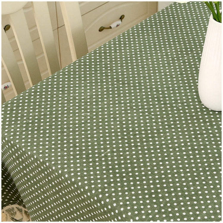 Cloth Cotton Dining Tablecloth Decoration Cloth, Size:60x90cm(Beige White Grid) by bashfashion