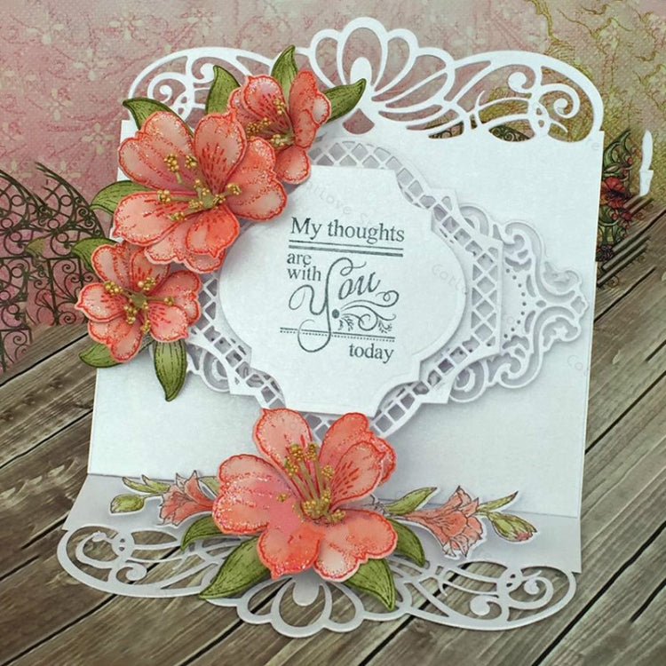 Flower Border Knife Mold DIY Cutting Book Album Greeting Card Making Mold by bashfashion