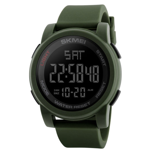SKMEI 1257 Men Fashionable Outdoor 50m Waterproof Digital Watch Sports Wrist Watch(Army Green) by SKMEI