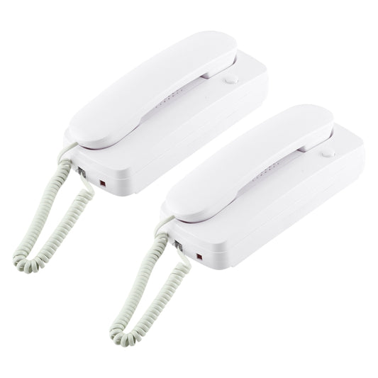 109DC Two-way High-definition Wired Intercom Doorphone (White) by bashfashion