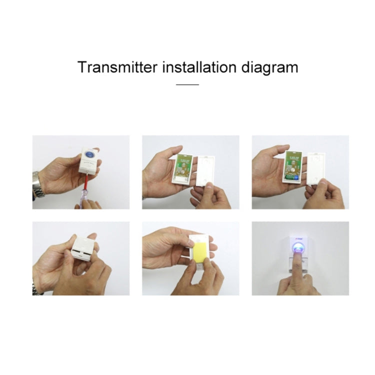 VOYE V009A Home Music Remote Control Wireless Doorbell with 38 Polyphony Sounds, US Plug (White) by VOYE