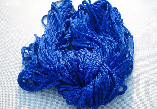 Hanging Nylon Mesh Rope Hammock Sleeping Hanging Bed (Dark Blue) by bashfashion